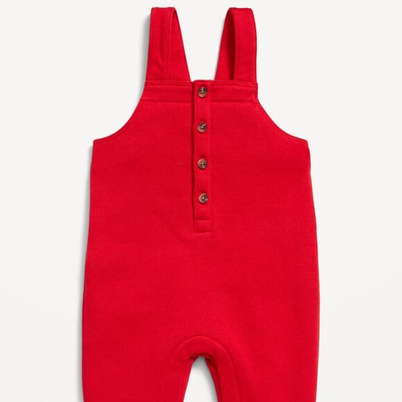 Old Navy Other - Old Navy Red Baby Overalls